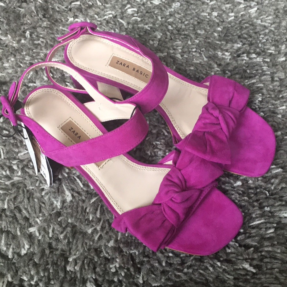 NWT Zara Leather Sandals